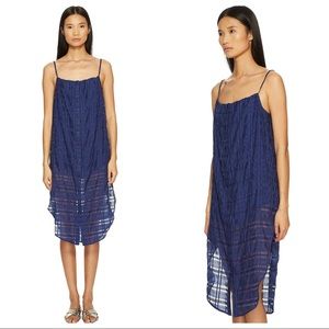 { Onia } Flora Blue Shadow Dress Cover Up